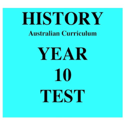 Australian Curriculum History Year 10